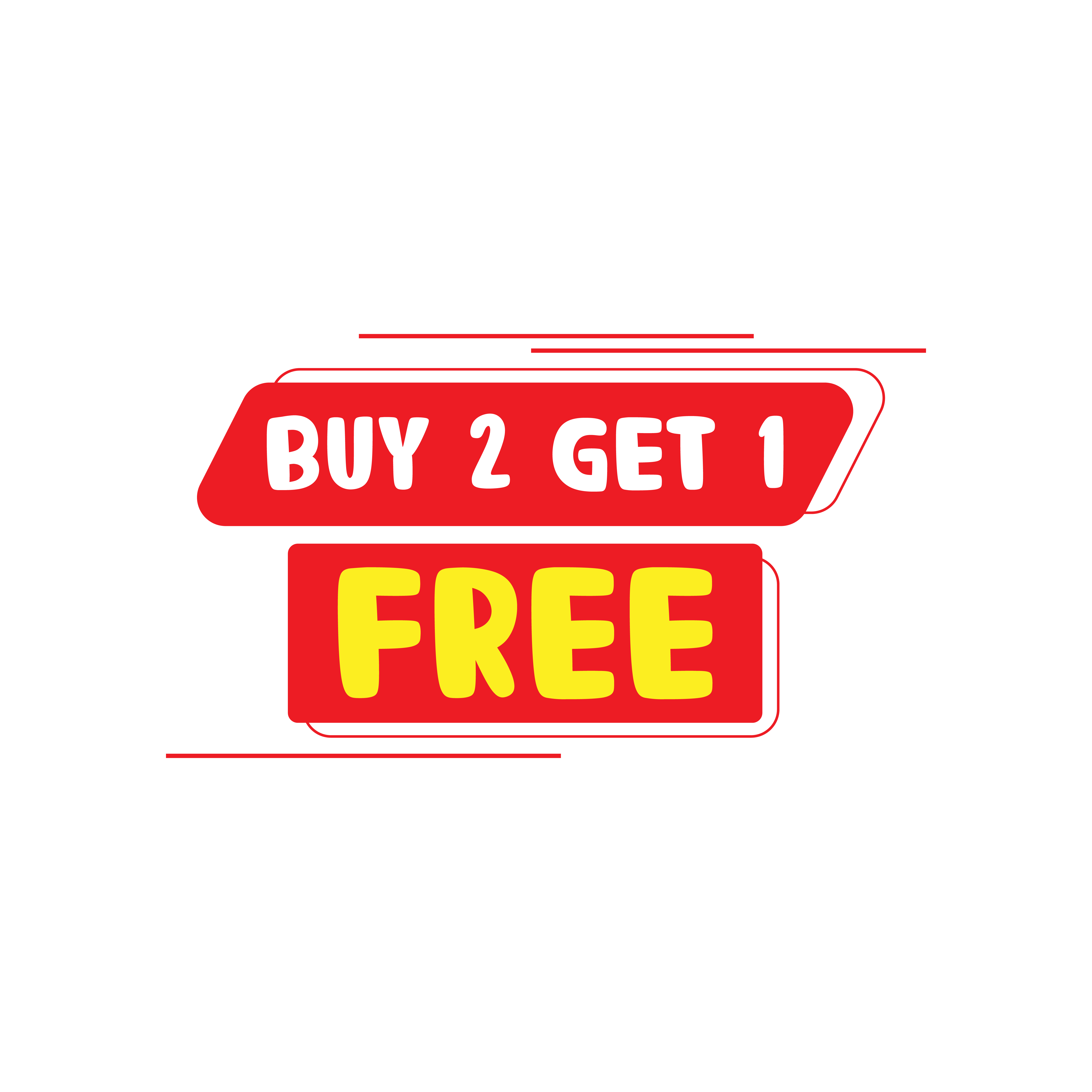 Buy 2 Get 1 Free